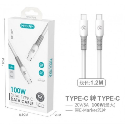 USBC-USBC/1.2W-5A 100W-MAXAM